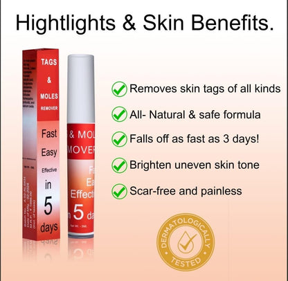 Professional Skin Tag & Mole Removal Device – Flawless Skin At Home